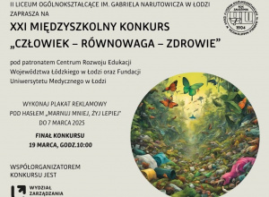 XXI Międzyszkolny konkurs "Człowiek - równowaga - zdrowie"